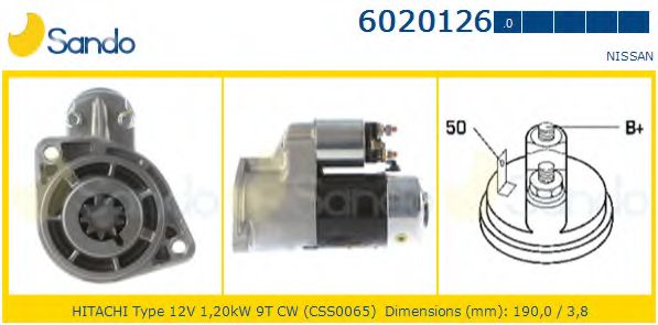 Стартер HOLGER CRISTIANSEN JS890