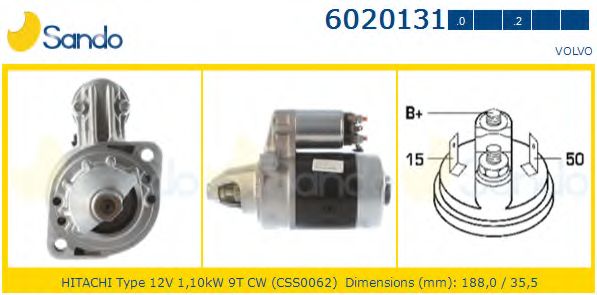 Стартер SANDO 6020131.0