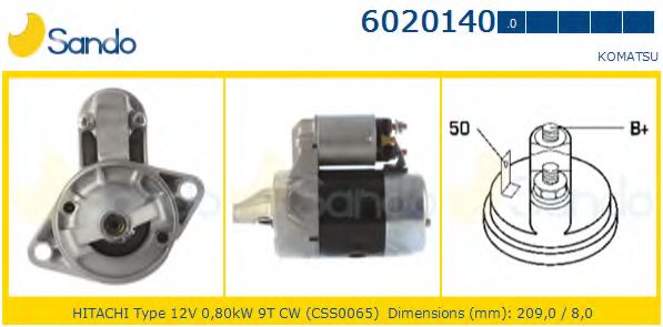 Стартер SANDO 6020140.0