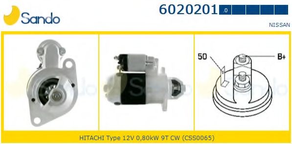 Стартер SANDO 6020201.0