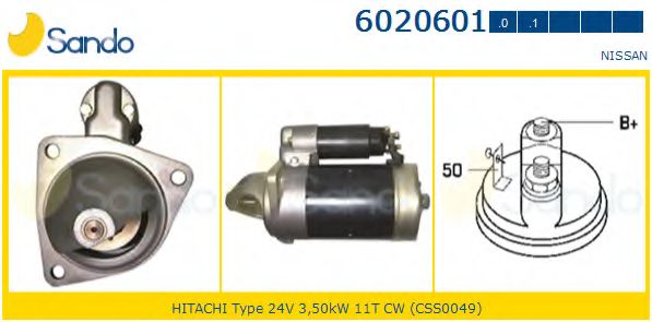 Стартер SANDO 6020601.0