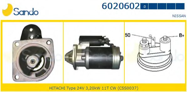 Стартер SANDO 6020602.0