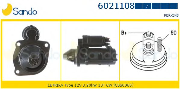 Стартер SANDO 6021108.1