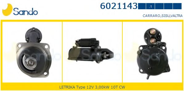 Стартер SANDO 6021143.1