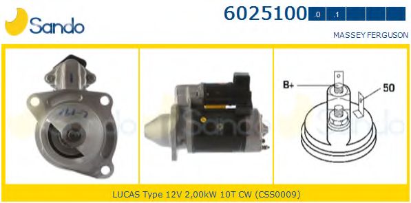 Стартер SANDO 6025100.0