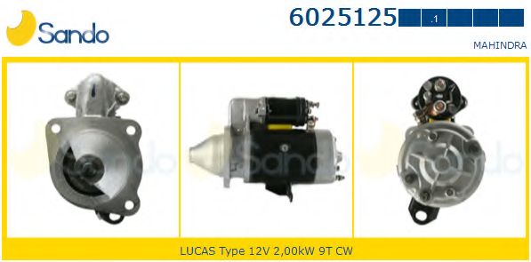 Стартер SANDO 6025125.1