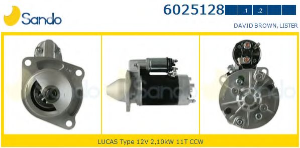 Стартер LUCAS ELECTRICAL 27410