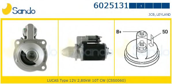Стартер SANDO 6025131.1