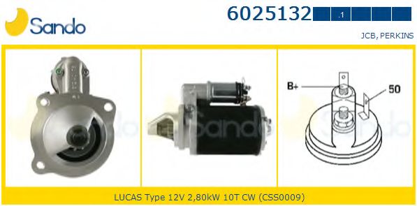 Стартер SANDO 6025132.1