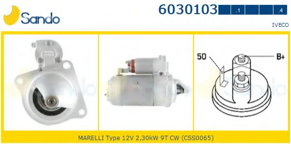 Стартер SANDO 6030103.4