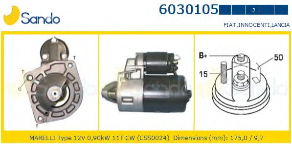 Стартер CEVAM 3542
