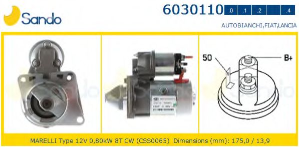 Стартер SANDO 6030110.0