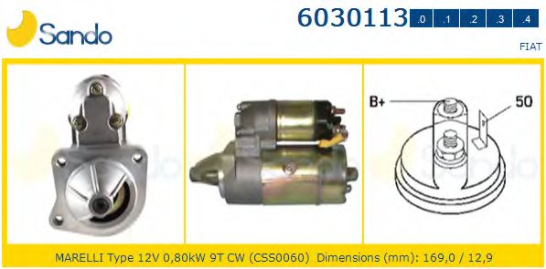 Стартер SANDO 6030113.1