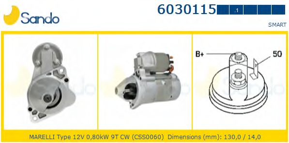 Стартер SANDO 6030115.1