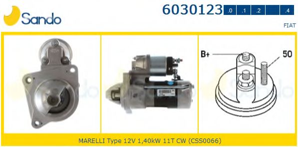 Стартер SANDO 6030123.4
