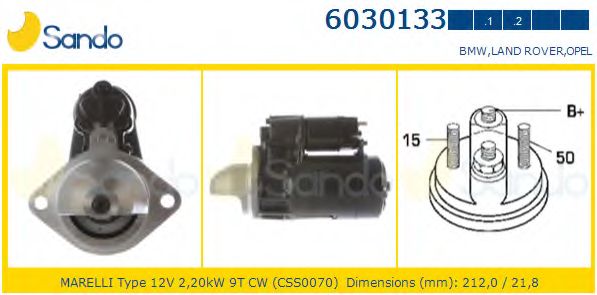 Стартер SANDO 6030133.2