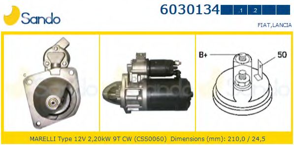 Стартер SANDO 6030134.1