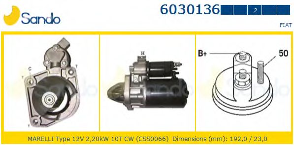 Стартер SANDO 6030136.2