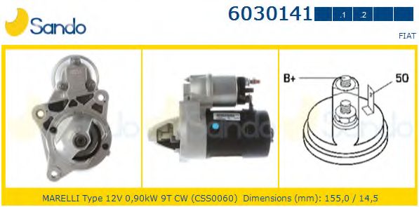 Стартер SANDO 6030141.2