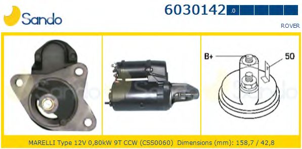 Стартер LUCAS ELECTRICAL 30000