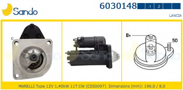 Стартер SANDO 6030148.2