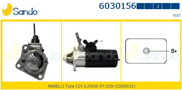 Стартер SANDO 6030156.2