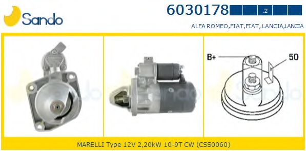 Стартер SANDO 6030178.2