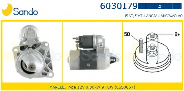 Стартер SANDO 6030179.2