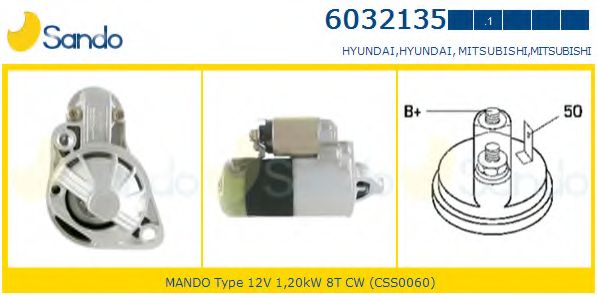 Стартер SANDO 6032135.1