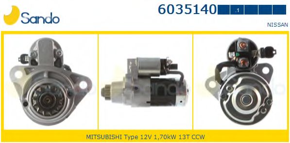 Стартер SANDO 6035140.1