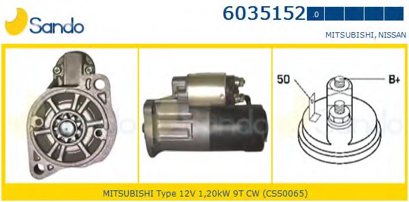Стартер SANDO 6035152.0