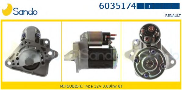 Стартер SANDO 6035174.1