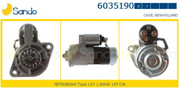 Стартер SANDO 6035190.1