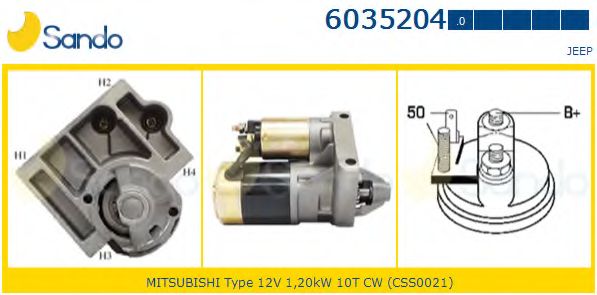 Стартер SANDO 6035204.0