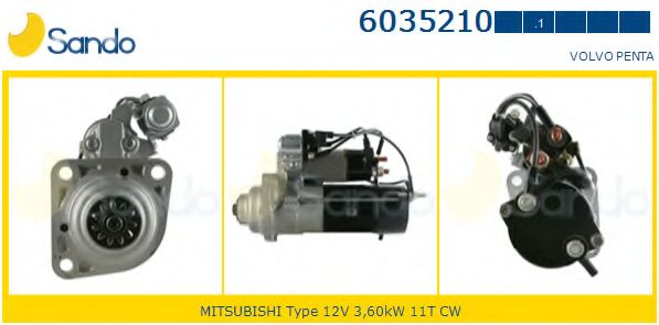 Стартер SANDO 6035210.1