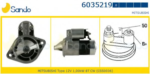 Стартер SANDO 6035219.0