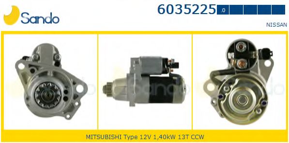 Стартер SANDO 6035225.0