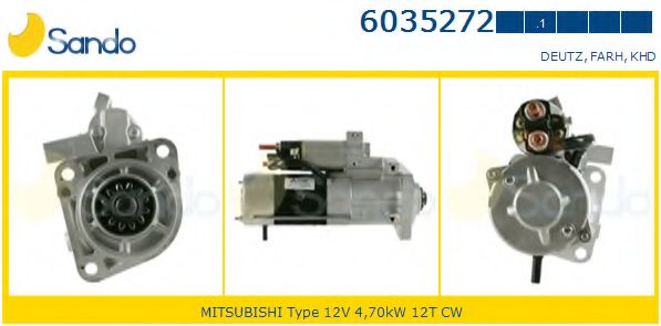 Стартер SANDO 6035272.1