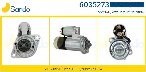 Стартер SANDO 6035273.1