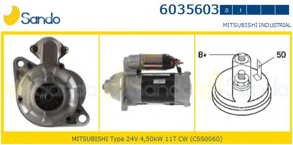 Стартер SANDO 6035603.0
