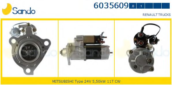 Стартер SANDO 6035609.1