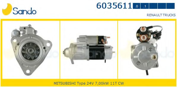 Стартер SANDO 6035611.1
