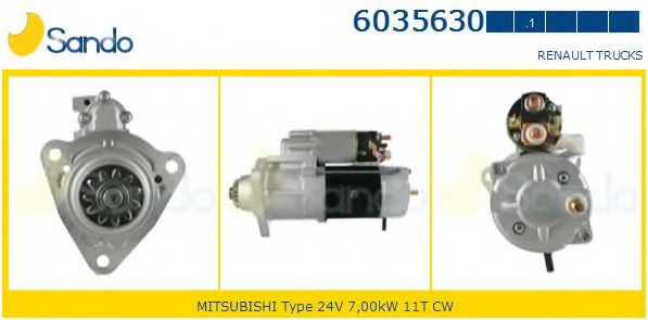 Стартер SANDO 6035630.1