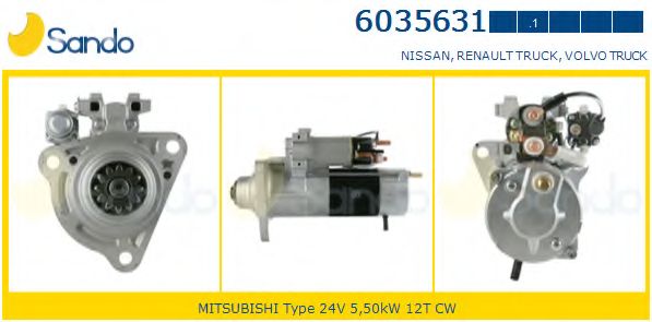 Стартер SANDO 6035631.1