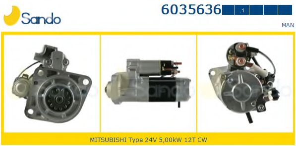 Стартер SANDO 6035636.1