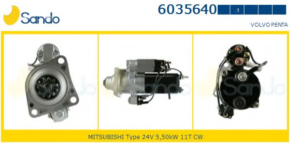 Стартер SANDO 6035640