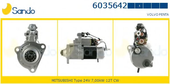 Стартер SANDO 6035642.1
