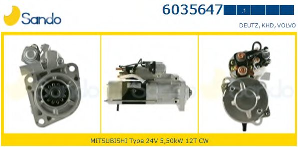 Стартер SANDO 6035647.1