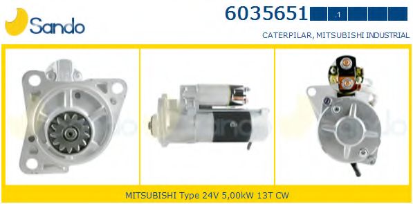 Стартер SANDO 6035651.1