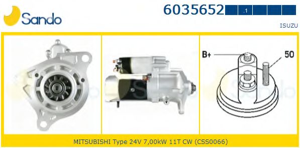 Стартер SANDO 6035652.1